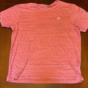 Hurley Heather Red Short Sleeve Tee Casual Comfort